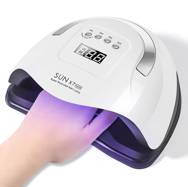 | InstaCure Nail Dryer | 220W Nail Dryer LED Lamp UV Light Polish Gel Curing Machine Electric Manicure